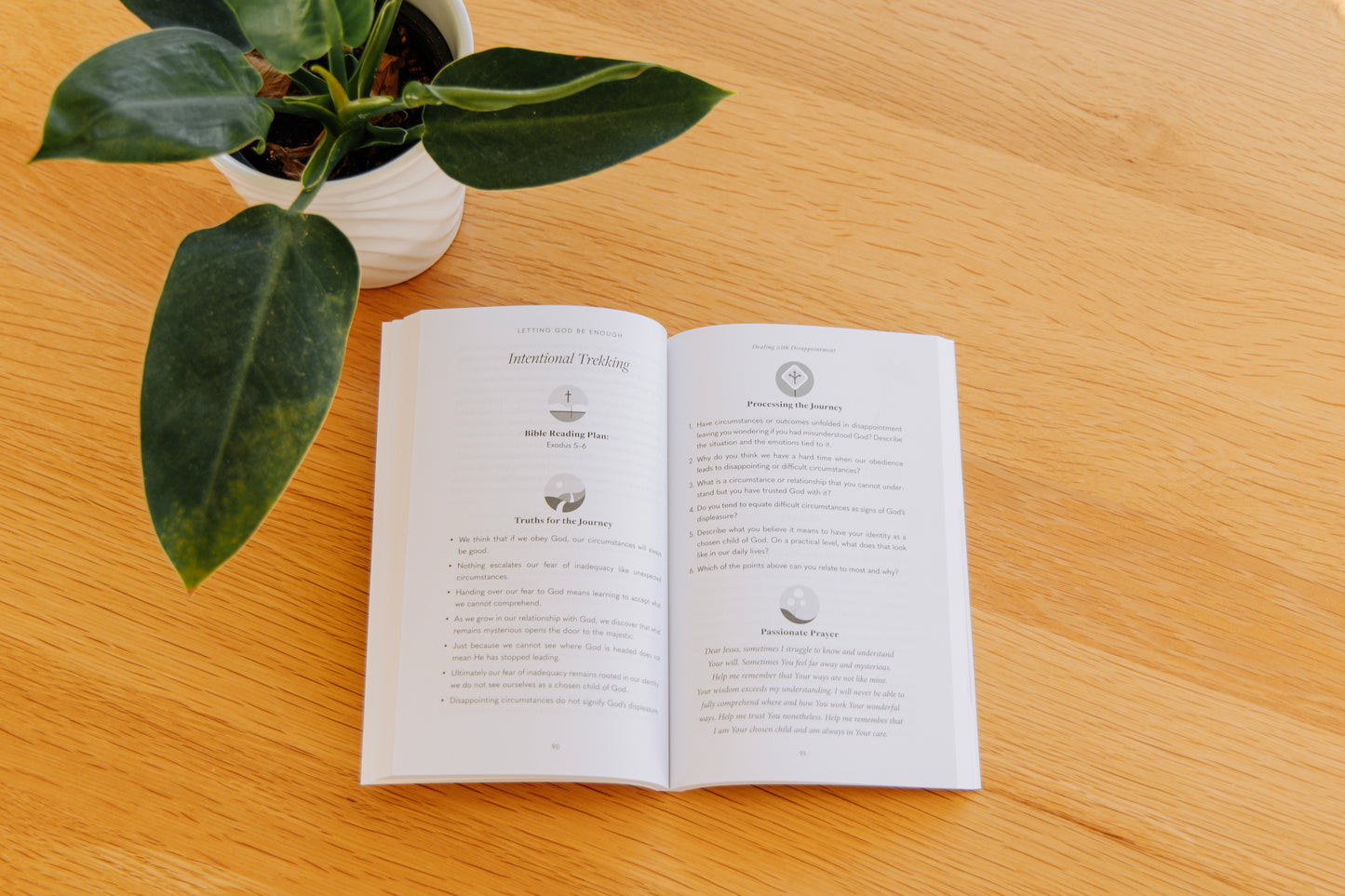 Letting God Be Enough Book